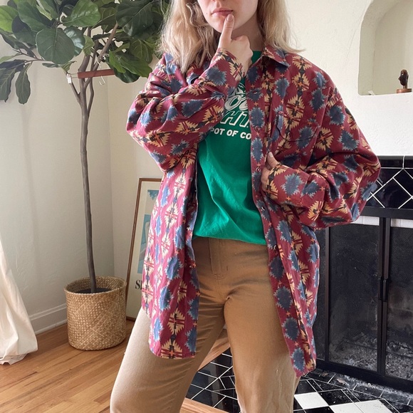 Vintage Tribal Patterned Shirt - Picture 2 of 9